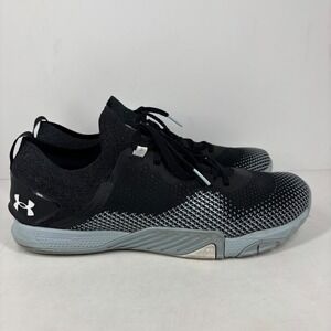 Under Armour TriBase Reign 4 Training Shoes Black Gray Mens Size 12